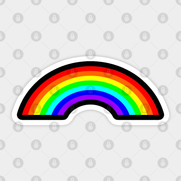 Conventional Rainbow Sticker by ellenhenryart